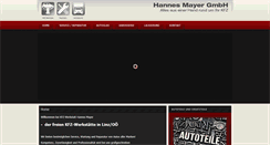 Desktop Screenshot of hannesmayer.at